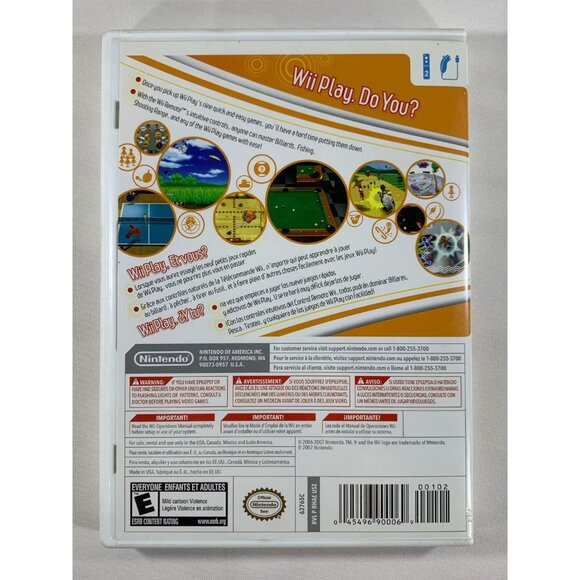 Wii Play Video Game 2007 Complete with Manual Family Game Night (Nintendo Wii) - Picture 4 of 6